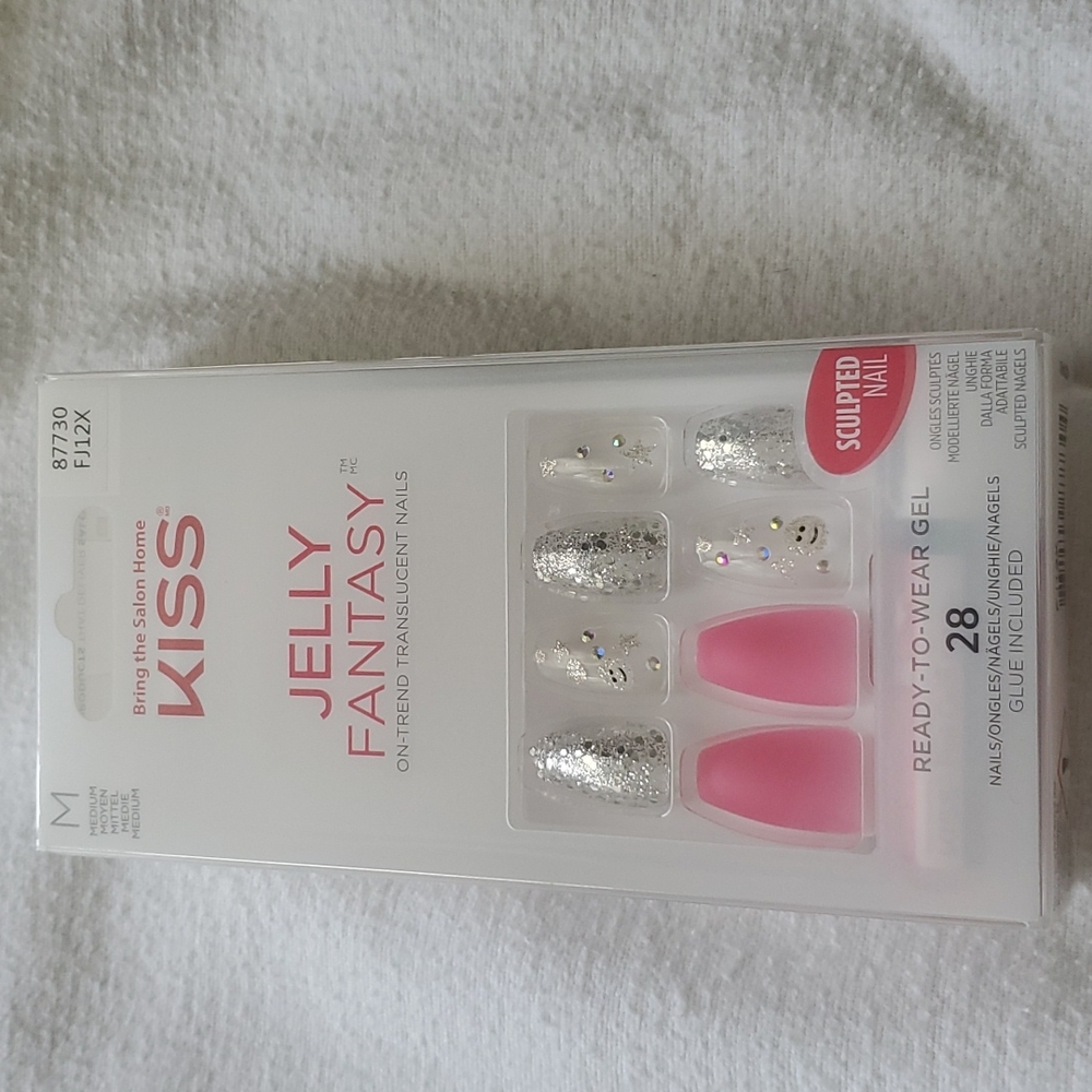 💋 Kiss 💋  Press On Nails Jelly Fantasy